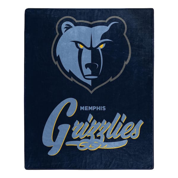 THE NORTHWEST GROUP NBA Grizzlies Signature Raschel Multi-Colored Throw Blanket