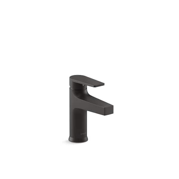 Taut Single Handle Single Hole Bathroom Sink Faucet In Matte Black