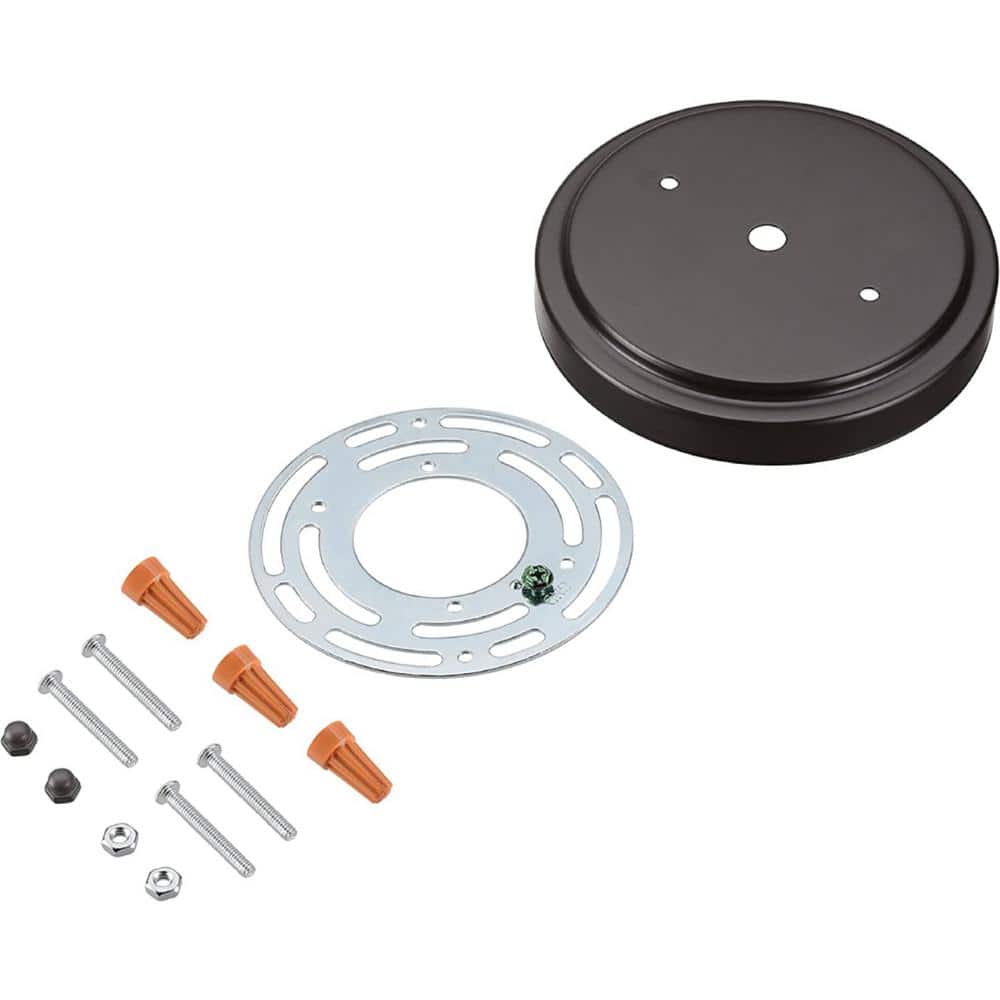 5-1/8 in. Dia w/Collar Loop & 7/16 in. Center Hole, ORB Finish Chandelier F