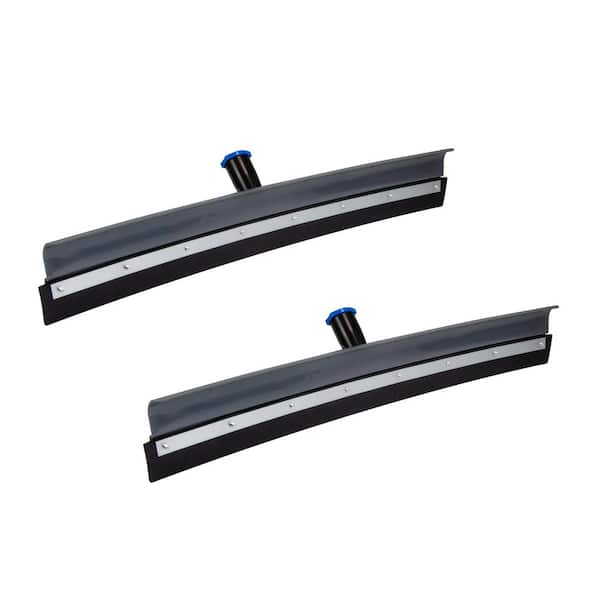 Lock-On 22 in. Curved AquaDozer Rubber Floor Squeegee without Handle (2-Pack)