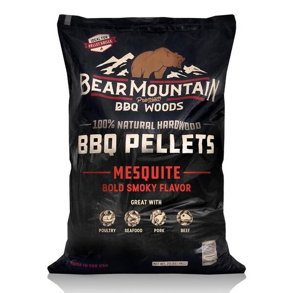 Bear Mountain Premium BBQ Woods 40 lbs. Mesquite BBQ Wood Pellets