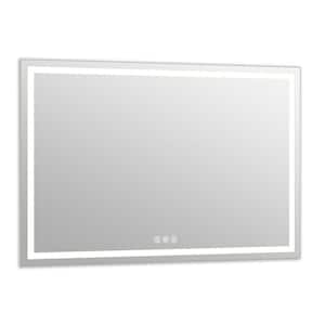 47.6 in. W x 31.5 in. H LED Frameless Bathroom Vanity Mirror Wall Mirror