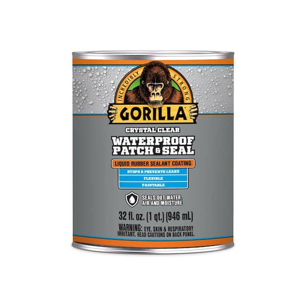 Gorilla 32 oz. Clear Waterproof Patch and Seal Rubberized Liquid