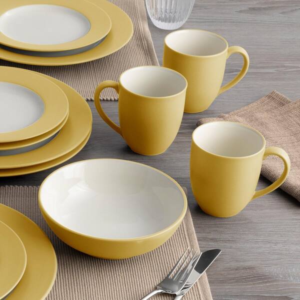 Noritake Colorwave Mustard 7 in., 22 fl. Oz. (Yellow) Stoneware