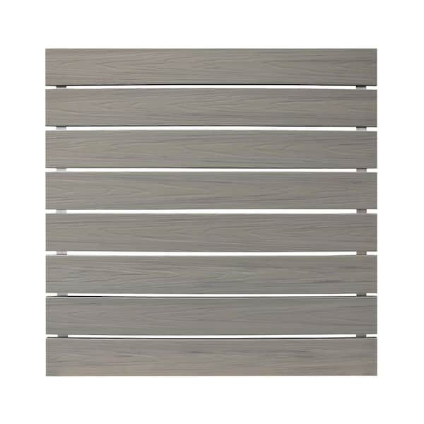 Tommy Docks 4 ft. x 4 ft. Drop-In Panel for Gray Composite Dock