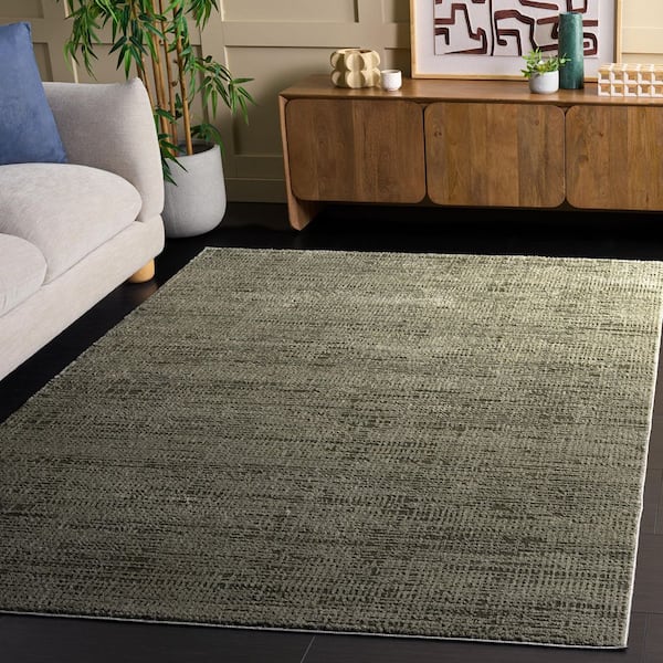 Lunara 4 ft. x 6 ft. Green/Dark Green Ribbed Area Rug