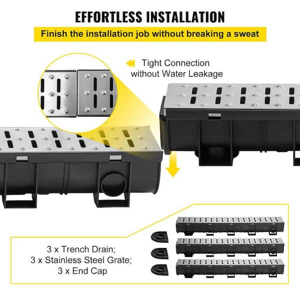 19 Surface Mount Cut-Out Drain Tray, 7.5 Column