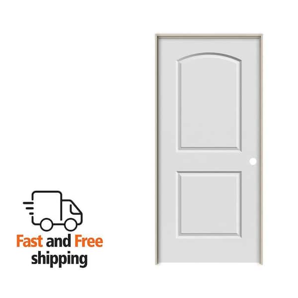 MMI DOOR 36 in. x 80 in. Smooth Caiman Left-Hand Solid Core Primed
