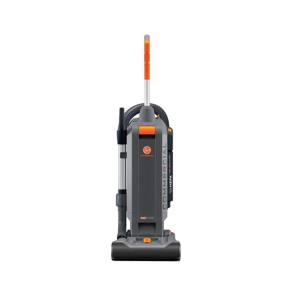 Hoover Commercial HushTone 13 in. Hard-Bagged Upright Vacuum Cleaner with  Intellibelt CH54113 The Home Depot