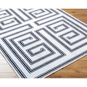 Lachlan White Doormat 3 ft. x 4 ft. Machine-Washable Indoor Area Rug