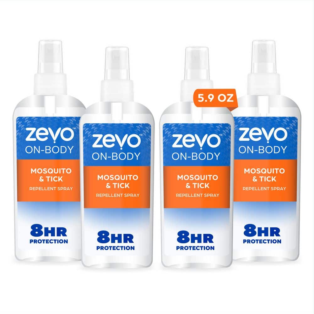 ZEVO On-Body 5.9 oz. Mosquito and Tick Insect Repellent Spray(4