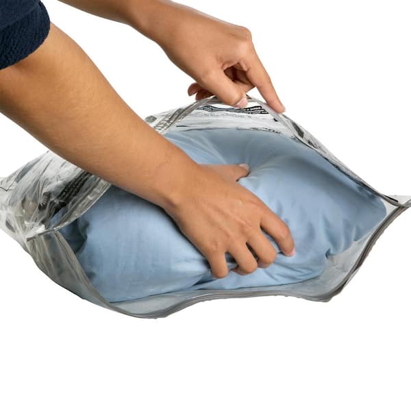Buy Wholesale China Customized Travel Vacuum Storage Bag Plastic Packing  Hand Roll Vacuum Bag With Zipper For Luggagepopular & Travel Vacuum Storage  Bag at USD 0.26