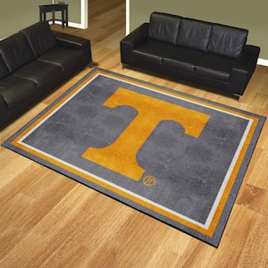 Tennessee Volunteers Gray 8 ft. x 10 ft. Plush Area Rug