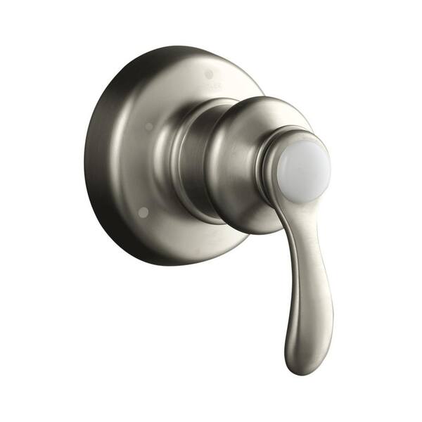 KOHLER Fairfax 1-Handle Transfer Valve Trim Kit in Vibrant Brushed Nickel (Valve Not Included)