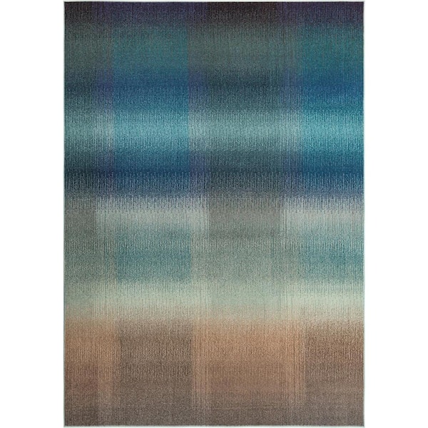 Estrella Azura Blue 7' 0 x 10' 0 Area Rug