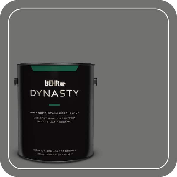 BEHR DYNASTY 1 gal. #MQ2-61 Magnet One-Coat Hide Semi-Gloss Enamel Interior Stain-Blocking Paint & Primer