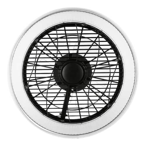 Pompton 20 in. Indoor Black Fandelier Ceiling Fan with 3 CCT Integrated LED and Remote Control Ceiling Fans