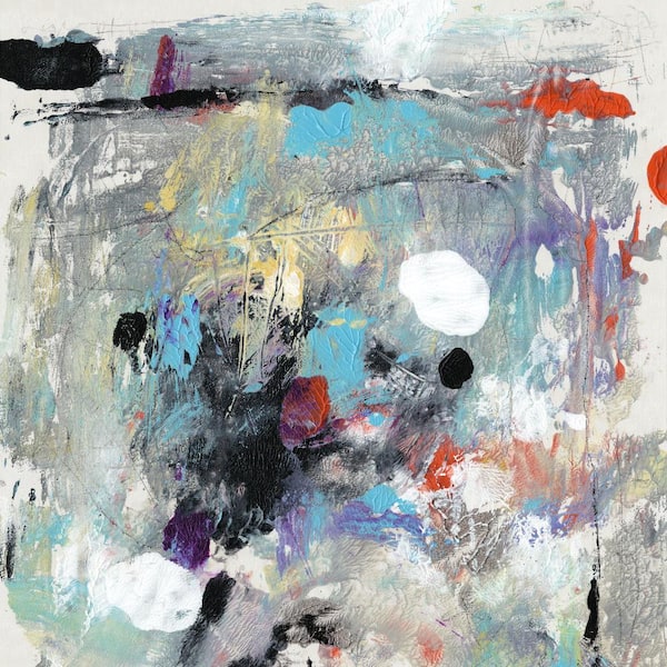GIANT ART 54 in. x 54 in. "Jostle IV" by Tim OToole Canvas Wall Art