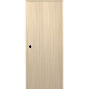 Optima DIY-Friendly 28 in. x 80 in. Right-Hand Solid Composite Core Loire Ash Single Prehung Interior Door