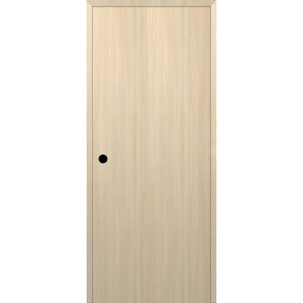 Belldinni Optima DIY-Friendly 36 in. x 96 in. Right-Hand Solid Composite Core Loire Ash Single Prehung Interior Door