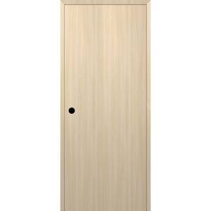Optima DIY-Friendly 24 in. x 96 in. Right-Hand Solid Composite Core Loire Ash Single Prehung Interior Door