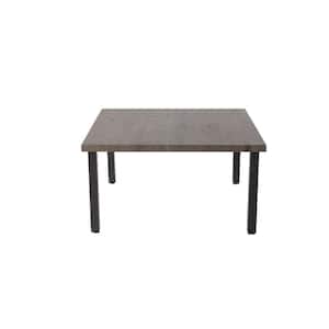 Rock Cliff 34 in. x 34 in. Steel Outdoor Coffee Table with Heat Transfer Metal Top