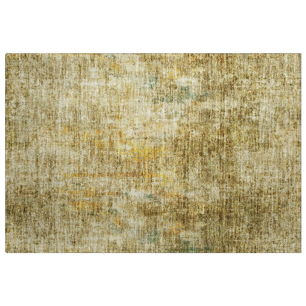 Dream Shag Premium Machine Washable Abstract ADS655 Brown 3 ft. x 4 ft. Area Rug price history on PriceWatchPro