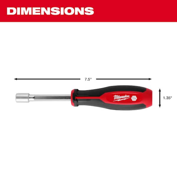 Milwaukee SAE HollowCore Magnetic Nut Driver Set (4-Piece) 48-22