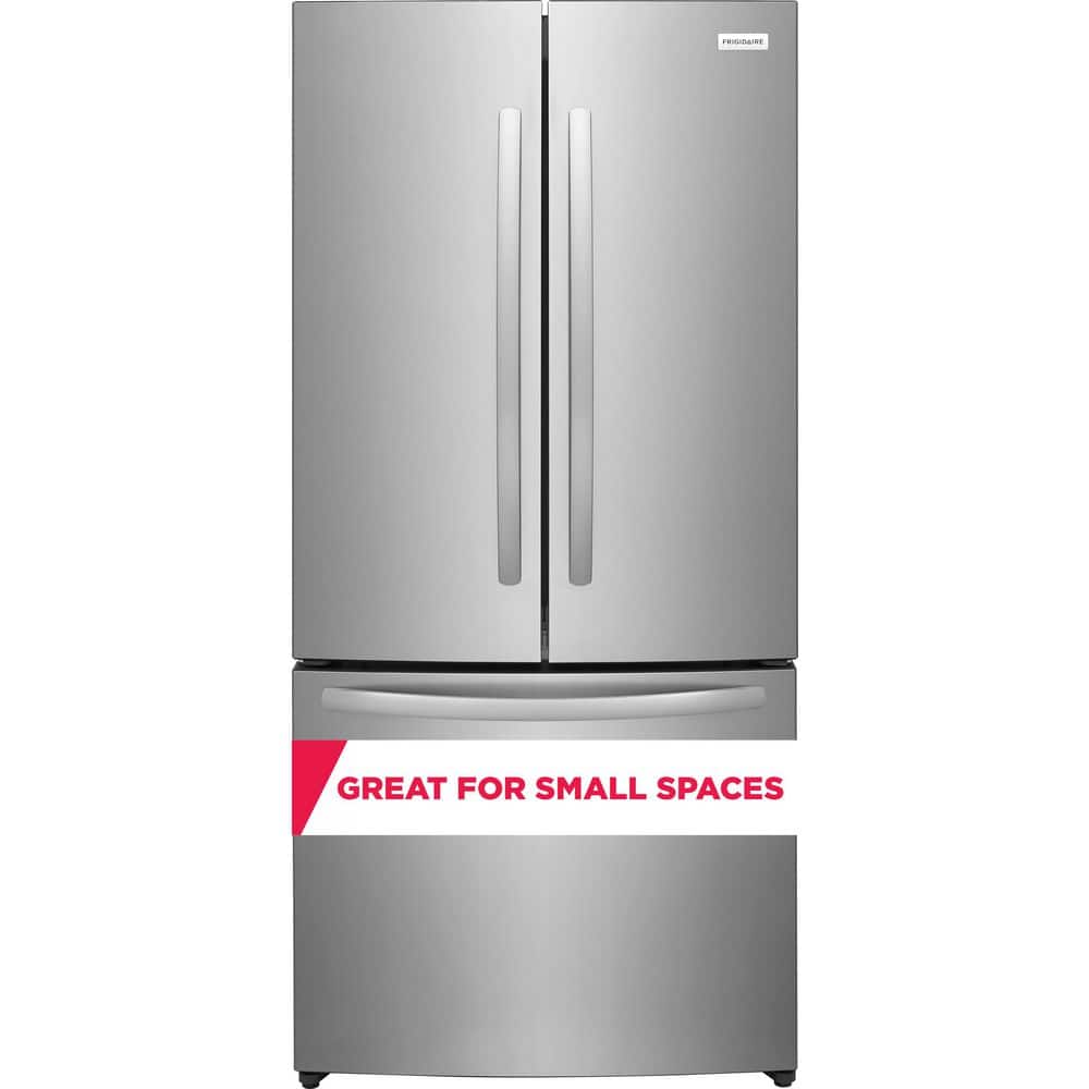 31.5 in. 18 cu. ft. Counter Depth French Door Refrigerator in Fingerprint-Resistant Stainless Look