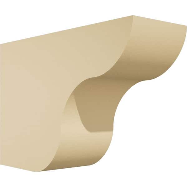 Ekena Millwork Standard Carmel 4 in. W x 8 in. H x 12 in. D Signature Urethane Rafter Tail Outlooker