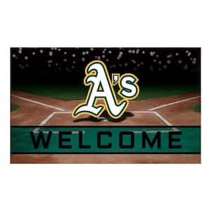 MLB - Oakland Athletics 30 in. x 18 in. Rubber Door Mat