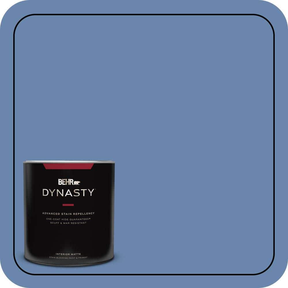 1 qt. #M530-5 Cowgirl Blue One-Coat Hide Matte Interior Stain-Blocking Paint & Primer price history on PriceWatchPro