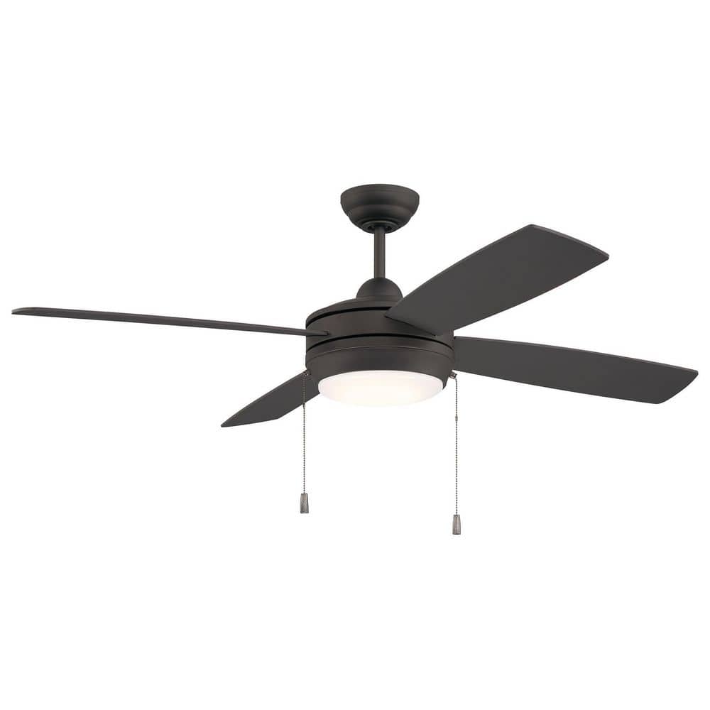 Espresso Finish 52" Ceiling Fan with LED Light Kit