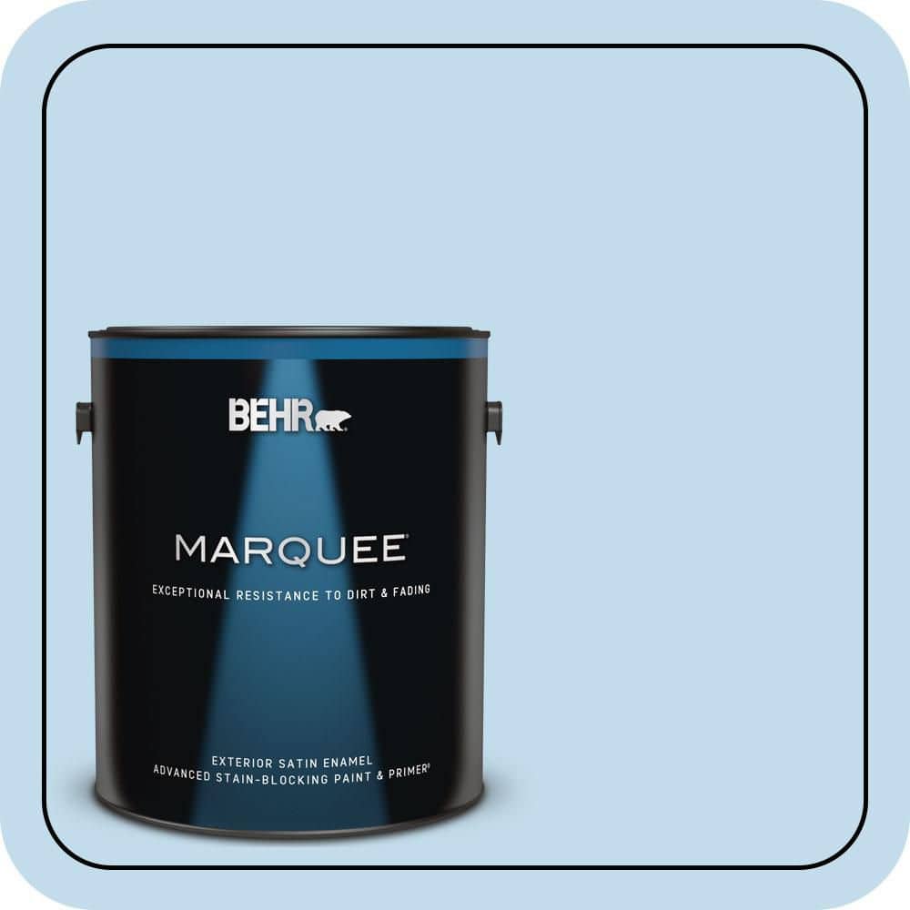 1 gal. #560A-2 Morning Breeze Satin Enamel Exterior Paint & Primer product image for price tracking