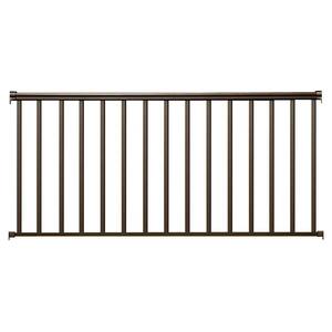 8 ft. x 42 in. Bronze Aluminum Baluster Railing Kit