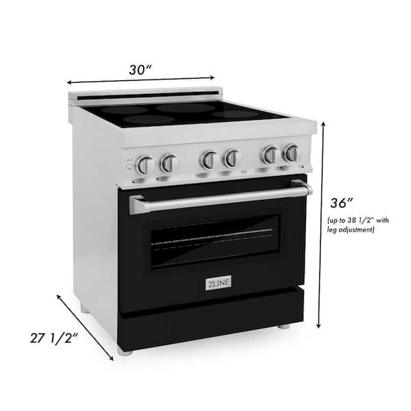 4 plate gas and electric stove