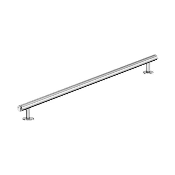 Radius 24 in. (610mm) Modern Polished Chrome Bar Appliance Pull