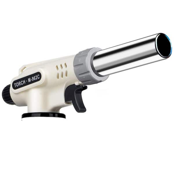 Professional Kitchen Butane Torch Adjustable Flame Cooking Blow Torch Head 360 ° Use Card-Type Interface