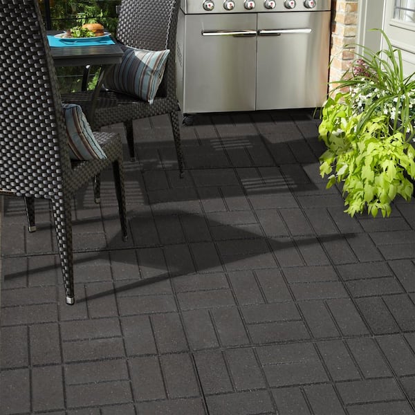 badge Onhandig dosis Envirotile 24 in. x 24 in. Recycled Rubber Paver, Earth (Pack of 4)  MT5001791CM - The Home Depot