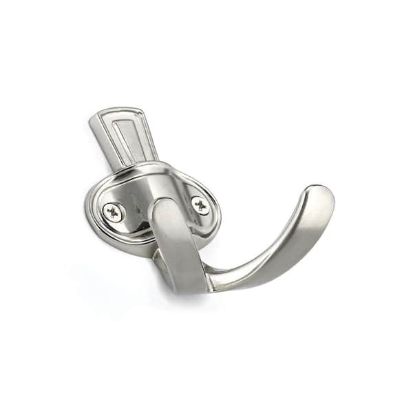Richelieu Hardware 2-15/16 in. (75 mm) Brushed Nickel Classic Wall Mount Hook