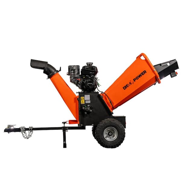 DK2 4 in. 7 HP 208cc Commercial Gas Powered Chipper Powered by 