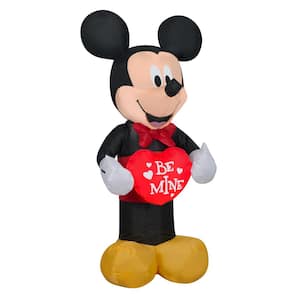 42 in. Inflatable Valentine's Mickey Mouse