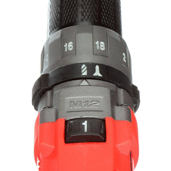 Milwaukee - M12 FUEL 12-Volt Lithium-Ion Brushless Cordless 1/2 in. Drill/Driver Kit with 4.0Ah and 2.0Ah Batteries and Hard Case