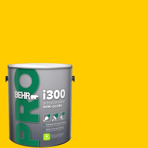 1 gal. #380B-7 Marigold Semi-Gloss Interior Paint