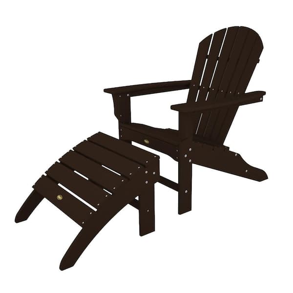 Trex Outdoor Furniture Yacht Club Shellback Vintage Lantern 2-Piece Patio Adirondack Chair