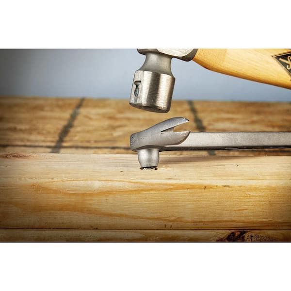 Stiletto - 12 in. Titanium Clawbar Nail Puller with Dimpler