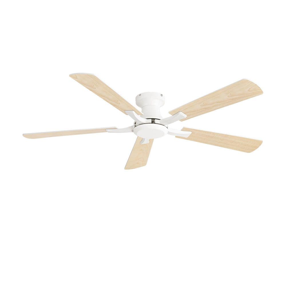 52 in. White Indoor Standard Flush Mount 6-Speed Standard Ceiling Fan without Lights for Bedroom,DC Motor,Remote Control price history on PriceWatchPro