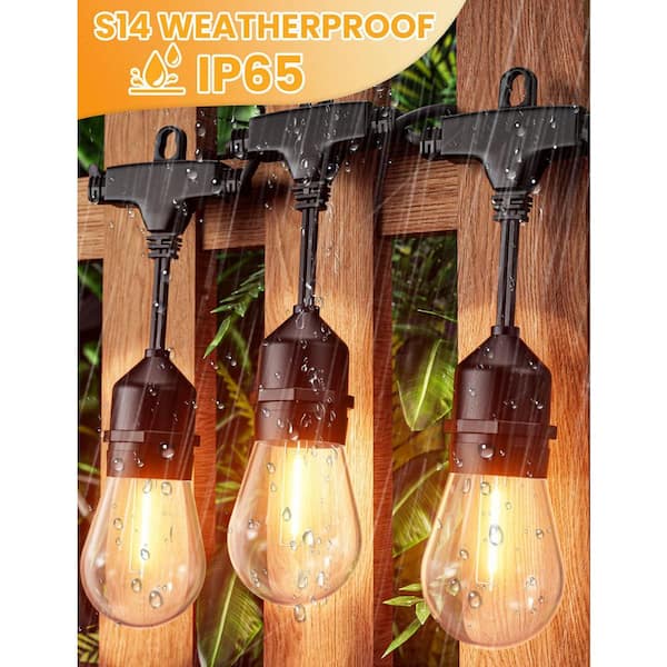 ZXXC E26 Dimmable 16-Light 50 ft. Indoor/Outdoor Plug-In LED ZXXC E26 Dimmable 16-Light 50 ft. Indoor/Outdoor Plug-In LED