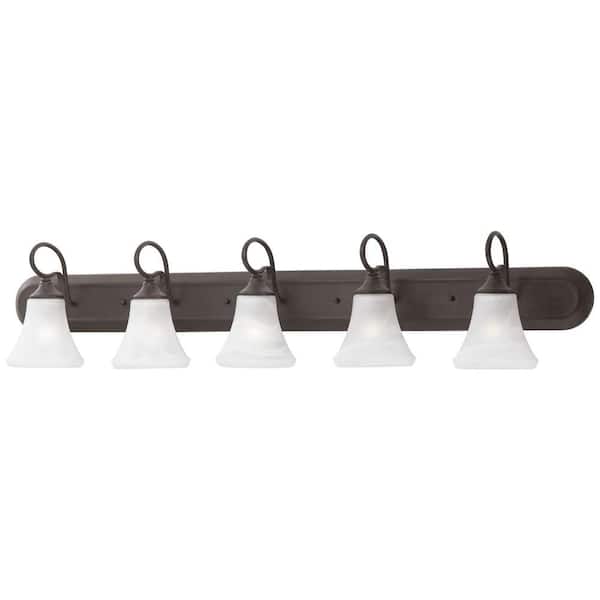 Elipse 5-Light Painted Bronze Wall Vanity Light