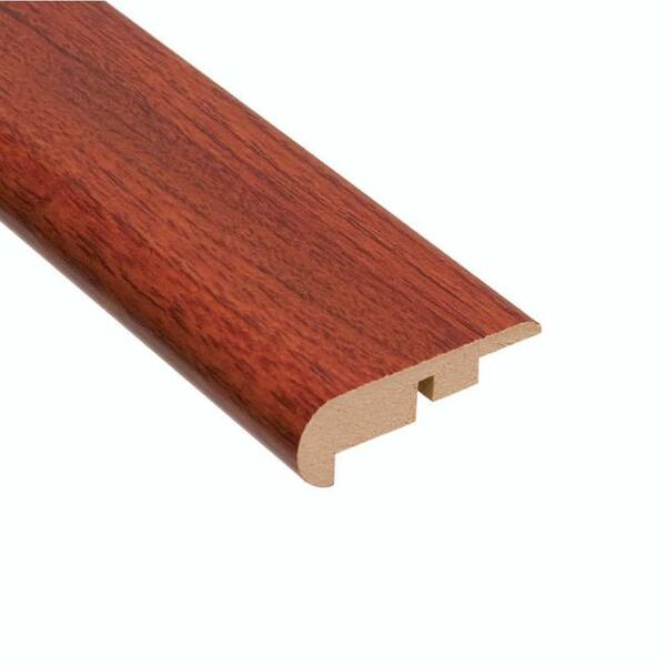 Home Legend Brazilian Cherry 11.13mm Thick x 2-1/4 in. Wide x 94 in. Length Laminate Stair Nose Molding-DISCONTINUED
